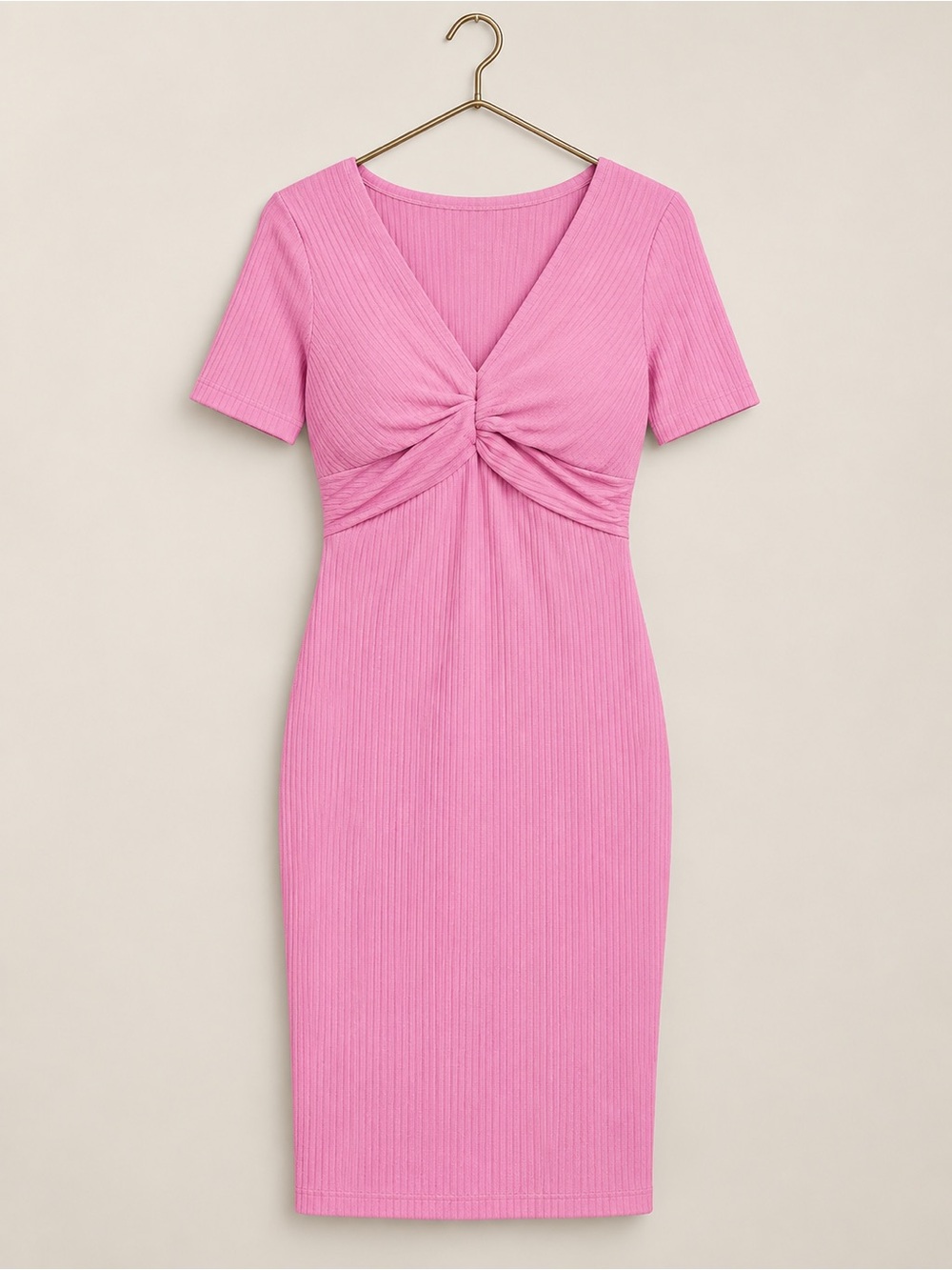 Universal Standard Twist Front Knit Dress – Pink – Size S (14/16)
✨ NWOT
